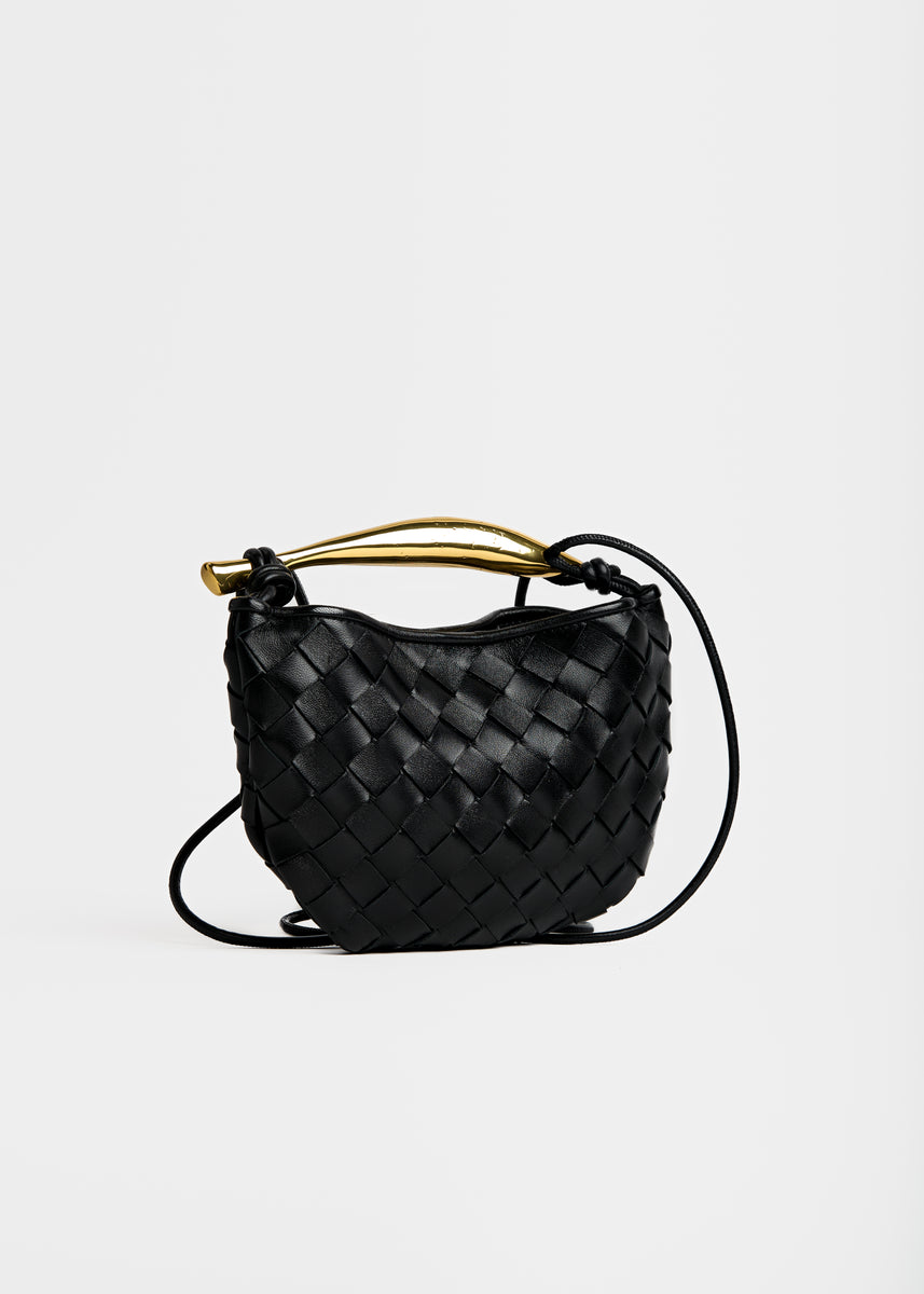 SSENSE Bottega Veneta White Mini Sardine Bag $3100.00