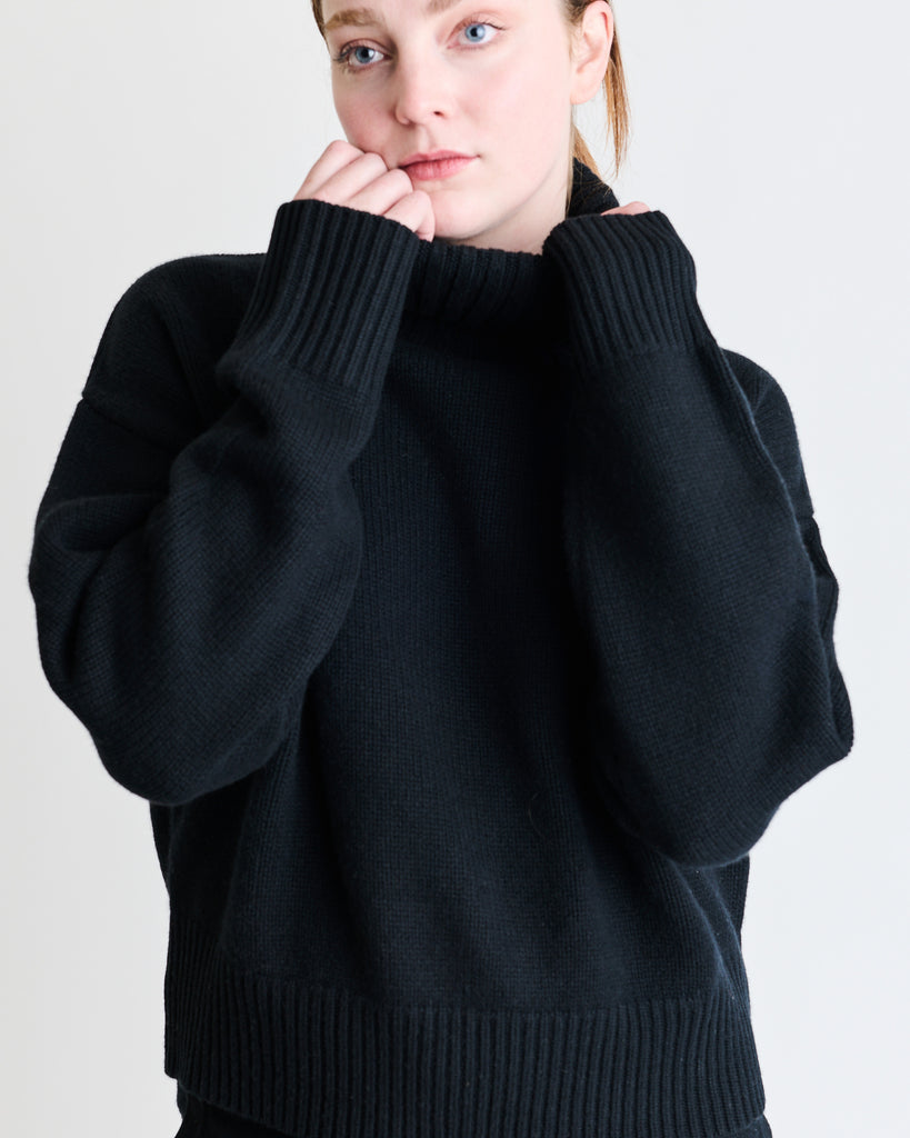 Extreme Cashmere n°434 Crop Xtra Apparel - Sweaters EXTREME CASHMERE X Raven