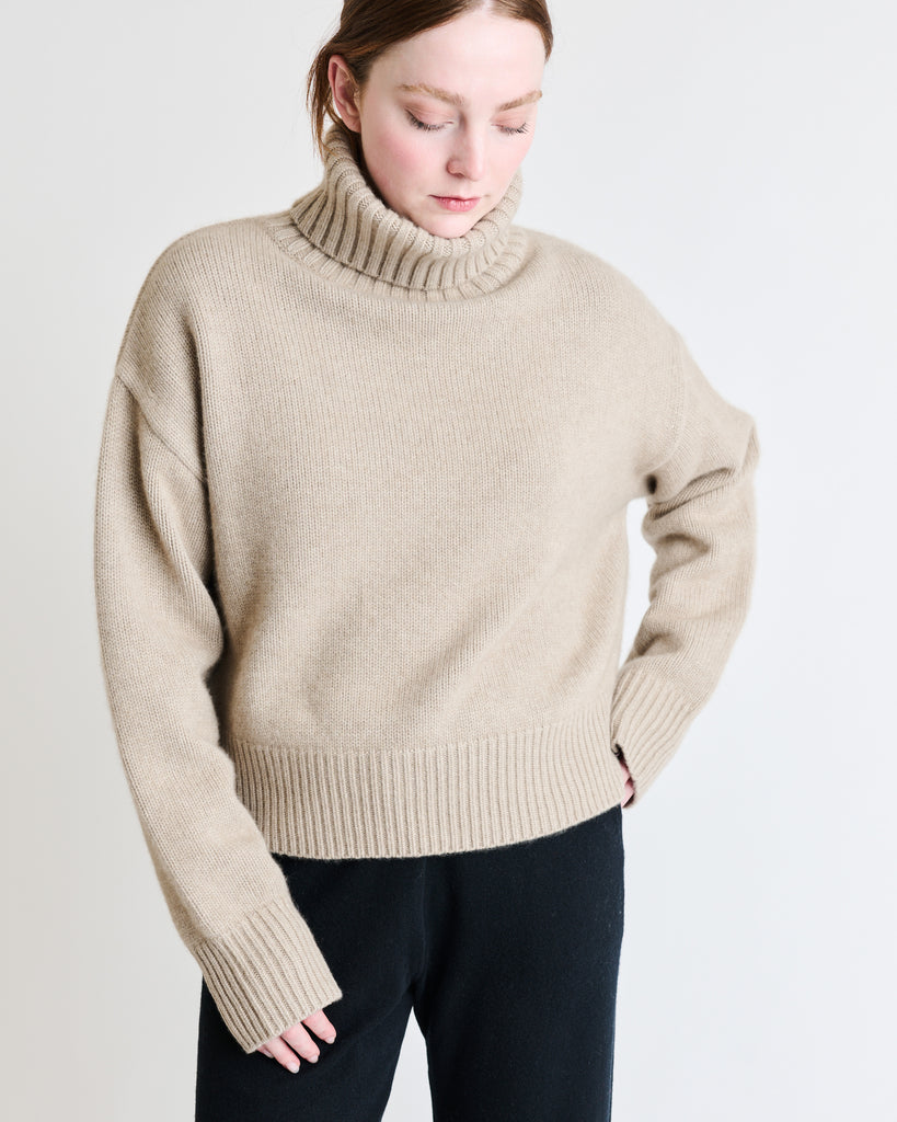 Extreme Cashmere n°434 Crop Xtra Apparel - Sweaters EXTREME CASHMERE X Oat