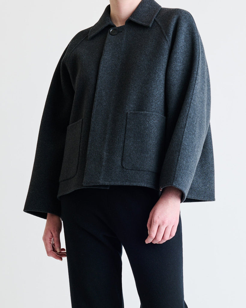 Extreme Cashmere n°448 Walker Short Coat Apparel - Outerwear EXTREME CASHMERE X Shadow