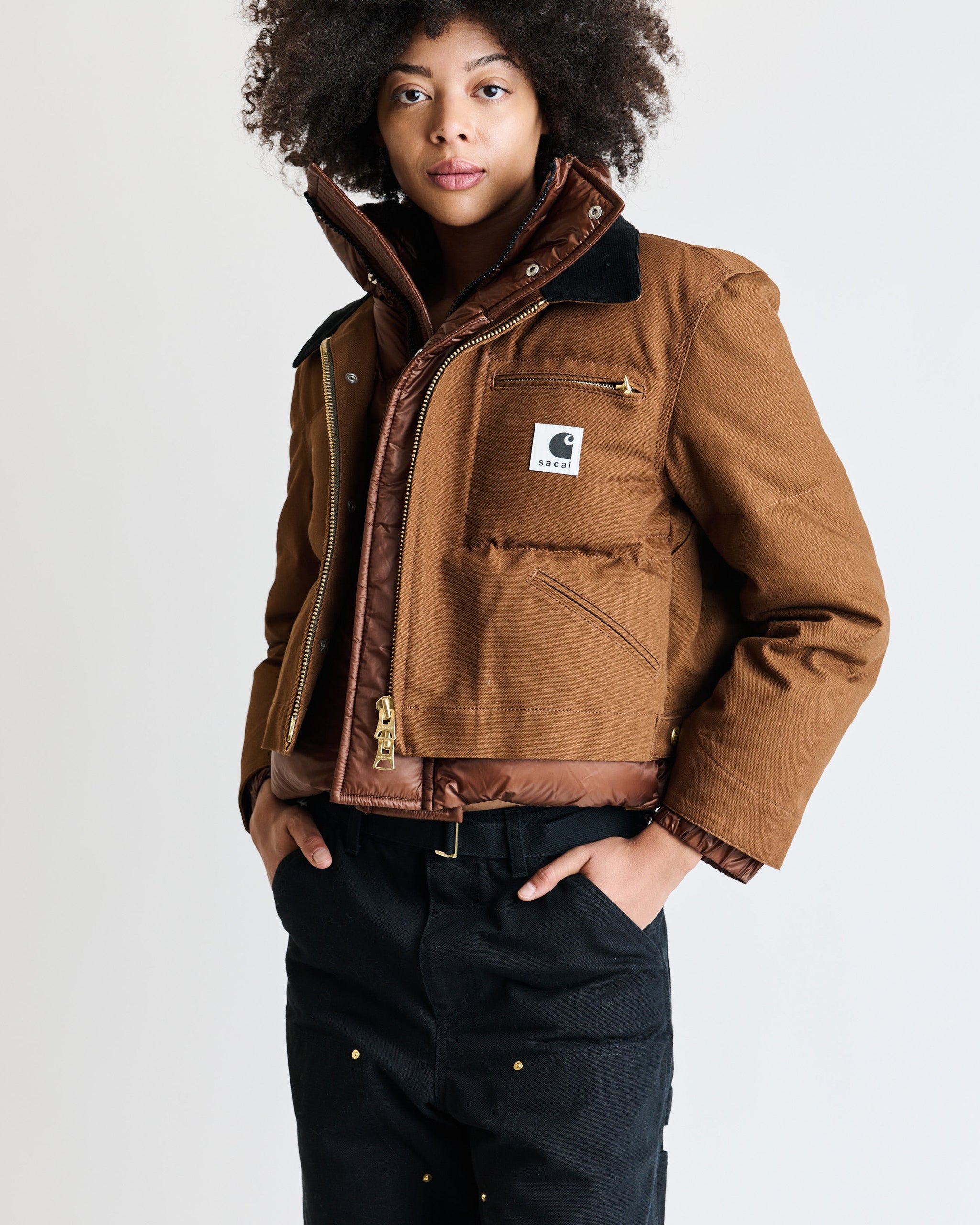 【大幅値下げ中】 Carhartt × sacai Duck Coat Reversible Hooded Duck Coat – La Garçonne