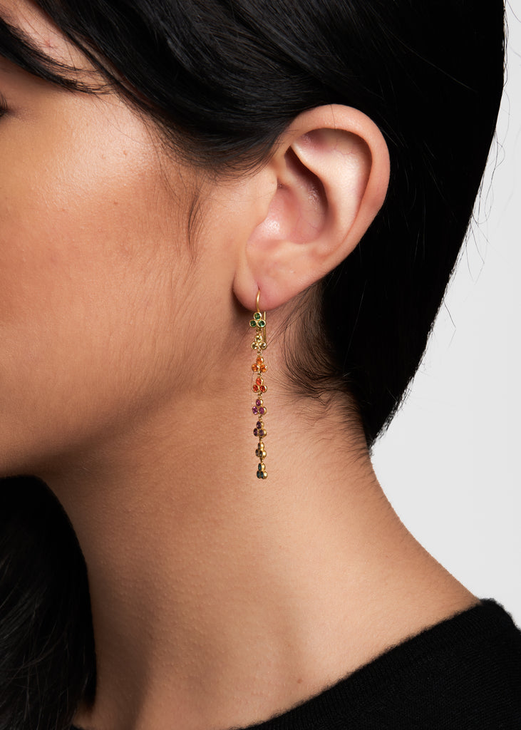 Rainbow Bollywood Earrings JEWELRY MARIE HELENE   
