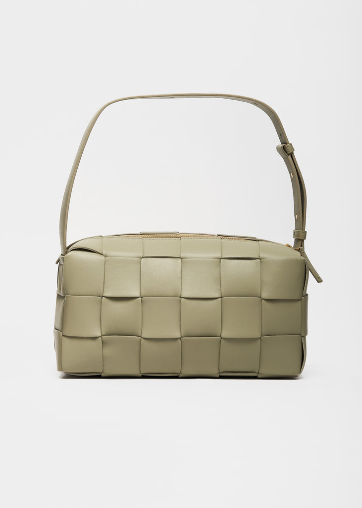 Brick Cassette Bag HANDBAGS BOTTEGA VENETA Travertine  