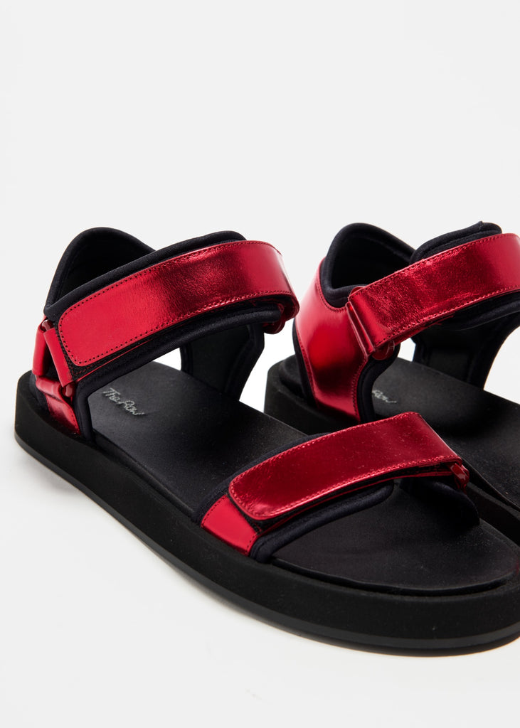 Metallic Hook and Loop SHOES THE ROW   
