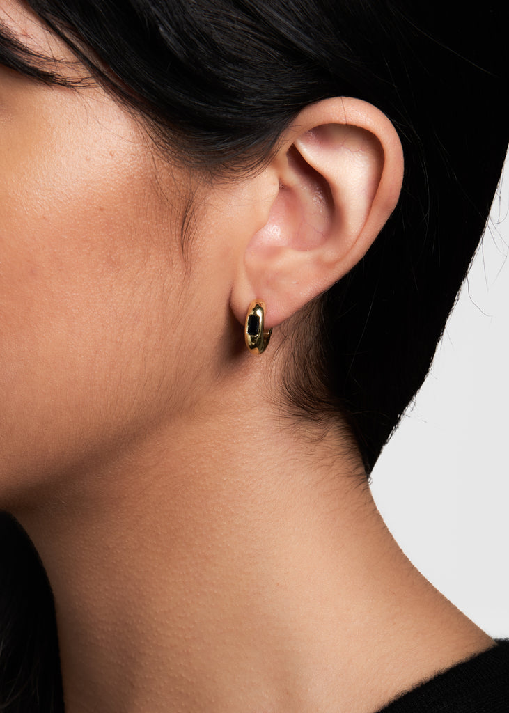 Sapphire Bubble Hoops JEWELRY VADA   