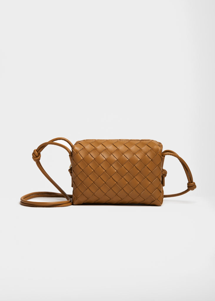 Mini Loop Bag HANDBAGS BOTTEGA VENETA Camel  