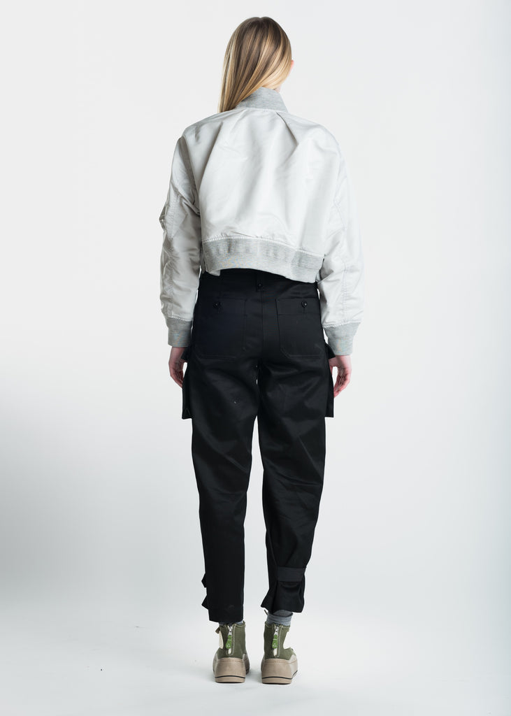Cropped Zip Bomber COATS & JACKETS SACAI   