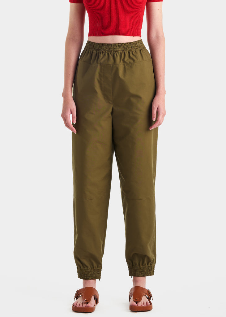 Elasticated Trouser Pant - Khaki BOTTOMS LOEWE   