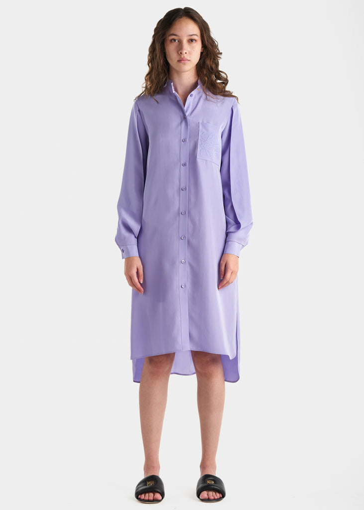 Anagram Tunic Dress - Lilac DRESSES LOEWE   